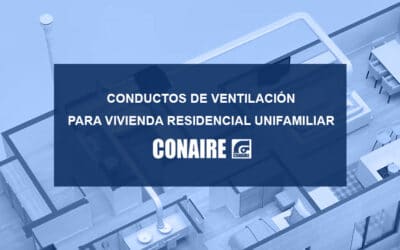 Conductos para un sistema de ventilación en vivienda residencial unifamiliar